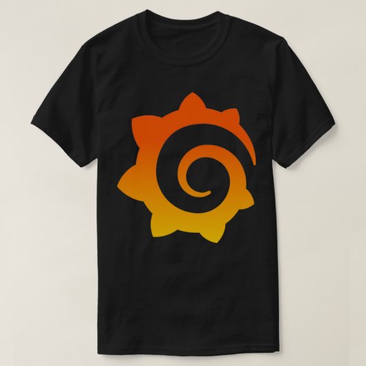 Grafana Pictogram Dark Mode T-shirt (Design voorkant)
