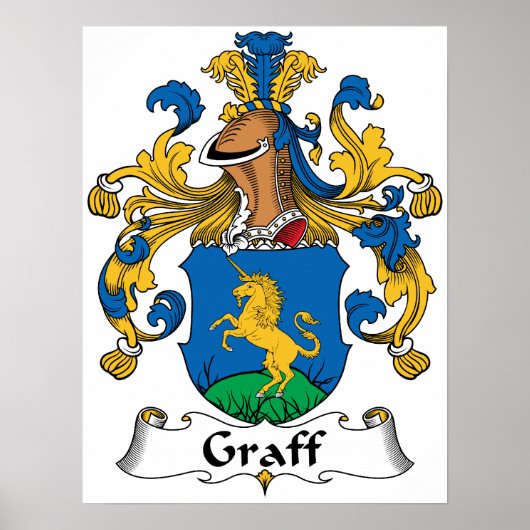 Graff Family Crest Poster (Voorkant)