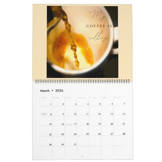 Graffi*t-shirt Studios Coffee Lover's Dream Calend Kalender (Mar 2026)