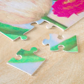 Graffi*t-shirt Studios Field van Flowers Puzzle Legpuzzel (Zijkant)