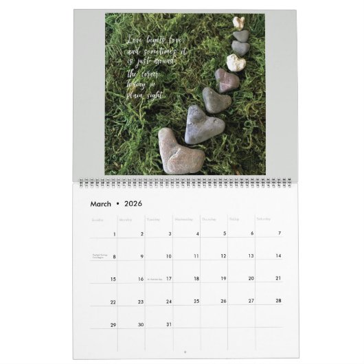 Graffi*t-shirt Studios Love Rocks Calendar Kalender (Mar 2026)