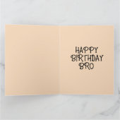 GRAFFIGRAN FUN BROER VERJAARDAGKAART KAART (Binnen)