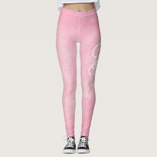 GRAFFIT DRIPPING PAINT LEGGINGS (Voorkant)