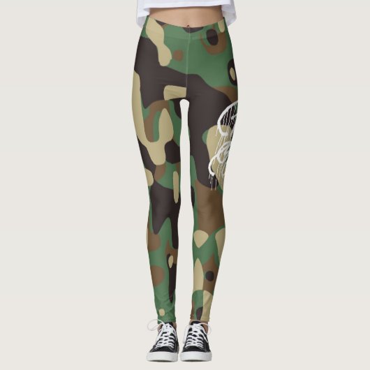 GRAFFIT DRIPPING PAINT LEGGINGS (Voorkant)