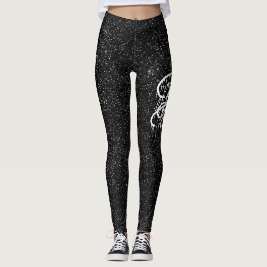 GRAFFIT DRIPPING PAINT LEGGINGS (Voorkant)