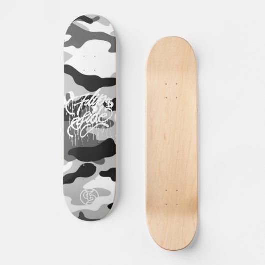 GRAFFIT DRIPPING PAINT PERSOONLIJK SKATEBOARD (Voorkant)
