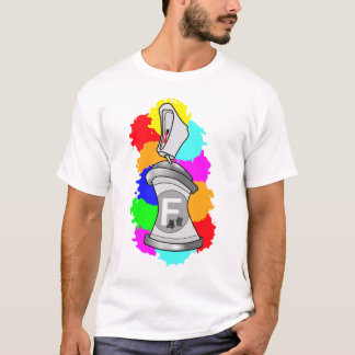 GRAFFIT ICOLOOR INK BLOT SUBWATERTREIN ART SPRAY K T-SHIRT