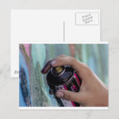 Graffiti 002 briefkaart (Voorkant / Achterkant)