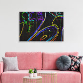Graffiti 10 24x16 (60x40cm) waccna canvas afdruk (Insitu (Woonkamer))