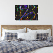 Graffiti 10 24x16 (60x40cm) waccna canvas afdruk (Insitu (Slaapkamer))
