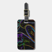 Graffiti 10 cd ltcnm bagagelabel (Voorkant verticaal)