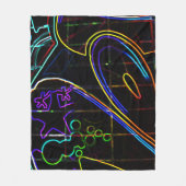 Graffiti 10 fbcna fleece deken (Voorkant)