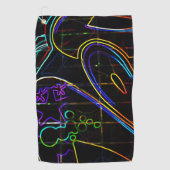 Graffiti 10 gtcna golfhanddoek (Voorkant)