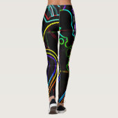 Graffiti 10 lem leggings (Achterkant)