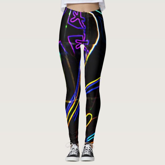 Graffiti 10 lem leggings (Voorkant)