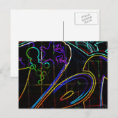 Graffiti 10 pccna briefkaart (Voorkant / Achterkant)