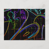 Graffiti 10 pccna briefkaart (Voorkant)