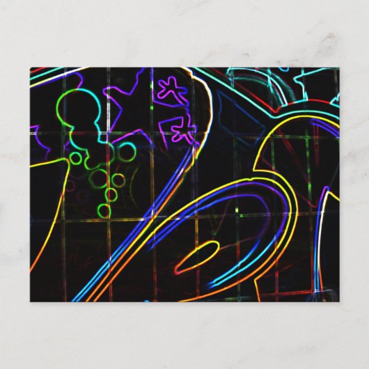 Graffiti 10 pccna briefkaart (Voorkant)