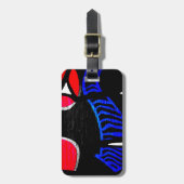 Graffiti 11 cd ltcna bagagelabel (Voorkant verticaal)