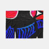 Graffiti 11 fbcnm fleece deken (Voorkant (Horizontaal))