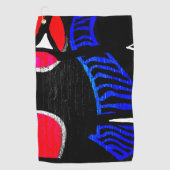 Graffiti 11 gtcna golfhanddoek (Voorkant)