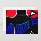 Graffiti 11 pccnm briefkaart (Voorkant / Achterkant)