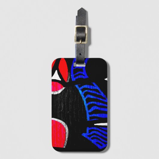 Graffiti 11 v.Chr. Bagagelabel (Voorkant (verticaal))