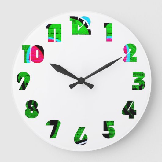 Graffiti 12 Bovenkant pagina Grote Klok (Voorkant)