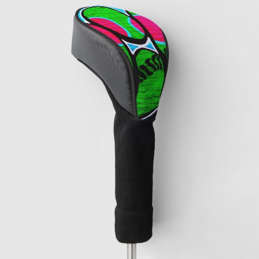 Graffiti 12 dccnm golfheadcover (Schuin)