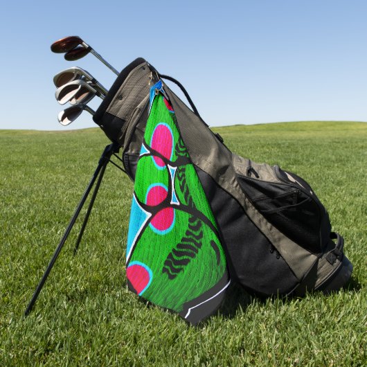 Graffiti 12 gtcna golfhanddoek (Groen)