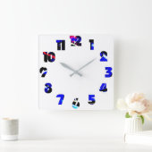 Graffiti 13 Bovenkant pagina Vierkante Klok (Huis)