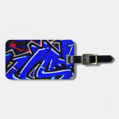 Graffiti 13 cd ltm bagagelabel (Voorkant horizontaal)