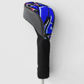 Graffiti 13 dccn golfheadcover (Schuin)