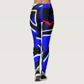 Graffiti 13 lecnm leggings (Achterkant)