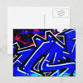 Graffiti 13 pcn briefkaart (Voorkant / Achterkant)