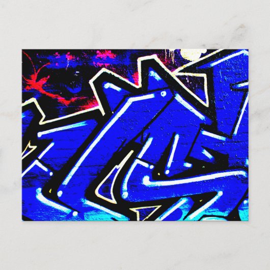 Graffiti 13 pcn briefkaart (Voorkant)