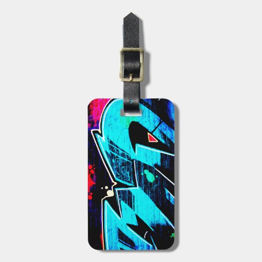 Graffiti 14 cd ltcnm bagagelabel (Voorkant verticaal)