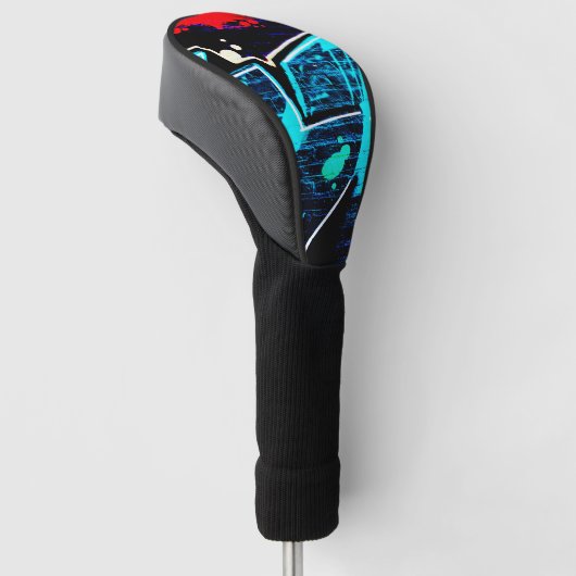 Graffiti 14 dccna golfheadcover (Schuin)