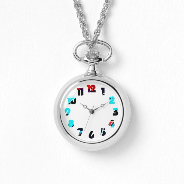 Graffiti 14 Nummer Overlay WAA Horloge (Voorkant)