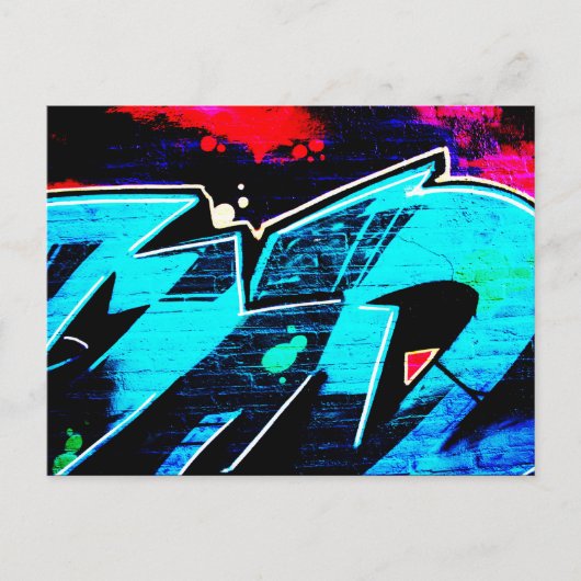 Graffiti 14 pccnm briefkaart (Voorkant)