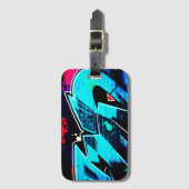 Graffiti 14 Visitekaartje Slot ltcna Bagagelabel (Voorkant (verticaal))