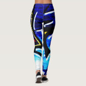 Graffiti 15 lecna leggings (Achterkant)