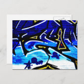 Graffiti 15 pccnm briefkaart (Voorkant / Achterkant)