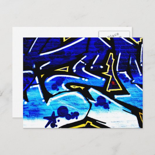 Graffiti 15 pccnm briefkaart (Voorkant / Achterkant)