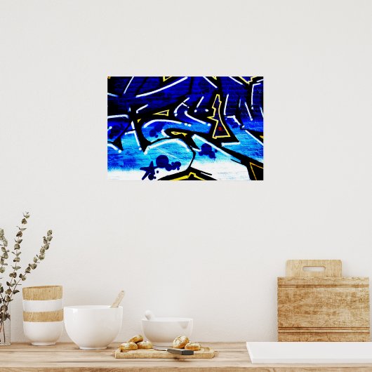 Graffiti 15 wapcna poster (Keuken)