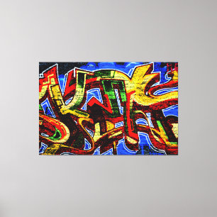 Graffiti 17 60x40 (150x100cm) waccna canvas afdruk