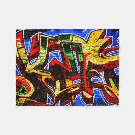 Graffiti 17 fbcnm fleece deken