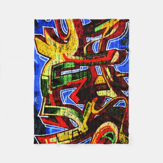 Graffiti 17 fbcnm fleece deken (Voorkant)