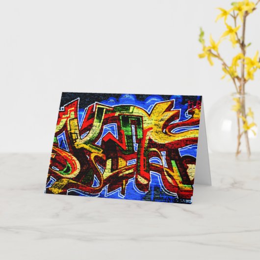 Graffiti 17 gccna kaart (Gele Bloem)