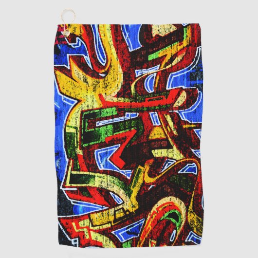 Graffiti 17 gtcna golfhanddoek (Voorkant)